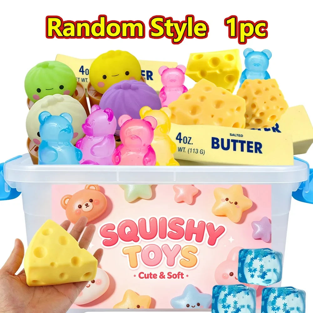 Assorted Slow-Rising Sensory Squishies