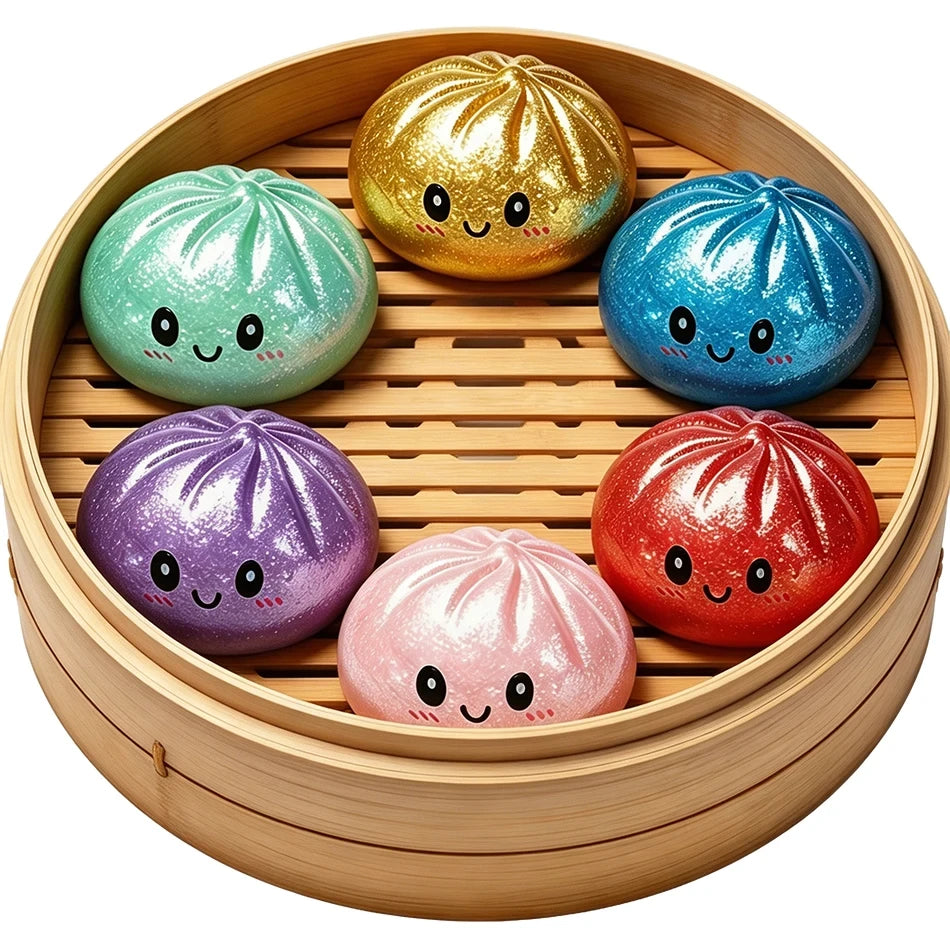 Steamer Bun Squishy Toy